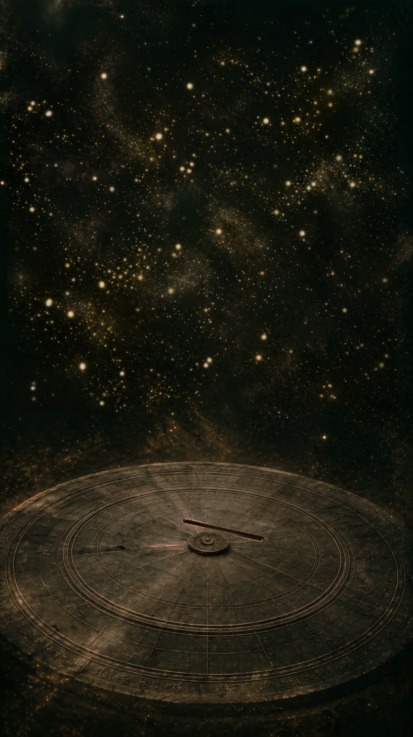 原画星空与古铜星晷